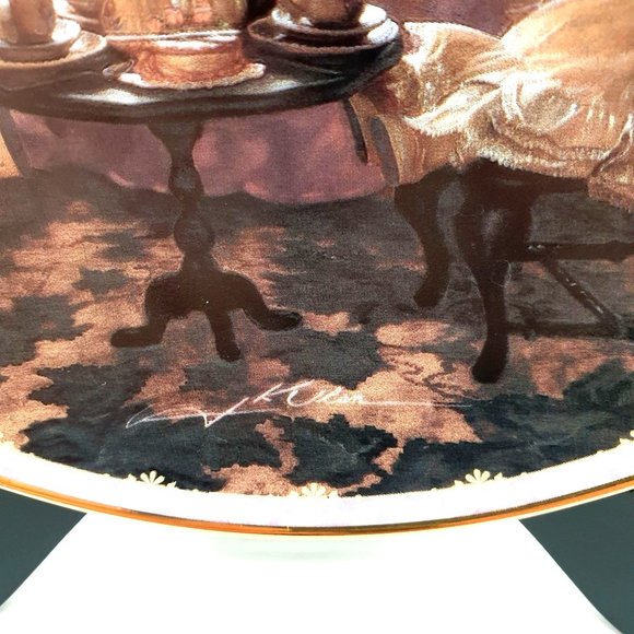 Cream And Sugar Collector Plate By Greg Olsen #1 Best Of Times Bradford Exchange - Picture 2 of 8